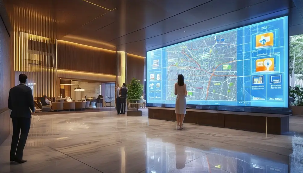 touchscreen wayfinding advantages highlighted