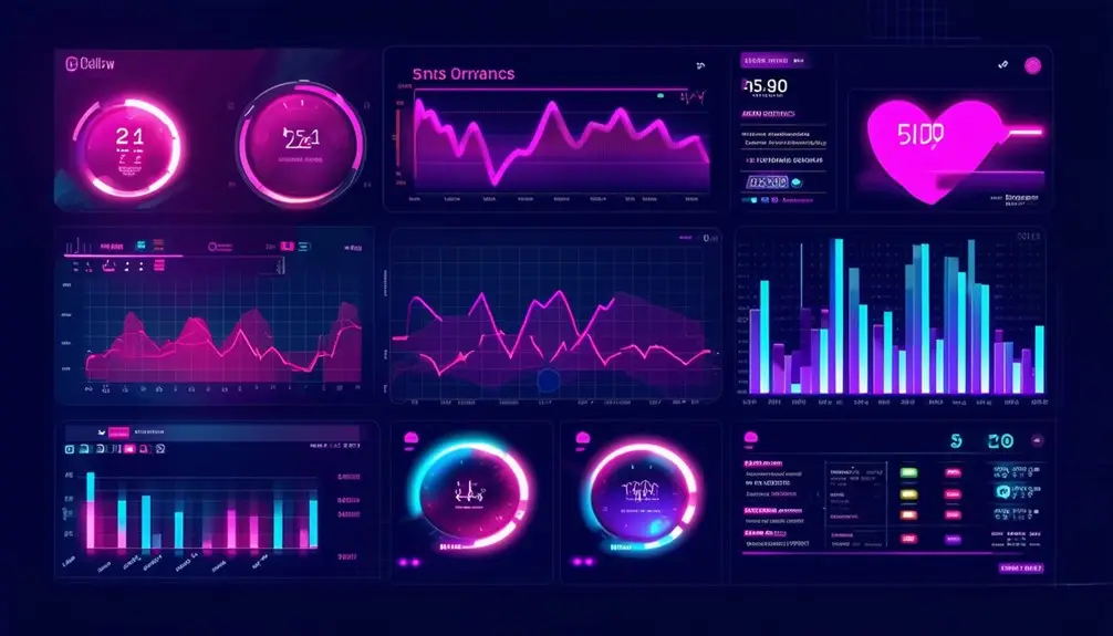 Digital Dashboards for Workout Metrics 5 track employee performance data