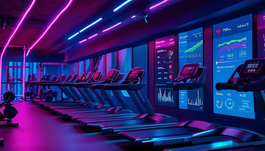 Interactive Fitness Tracking Screens 1 tracking fitness progress digitally
