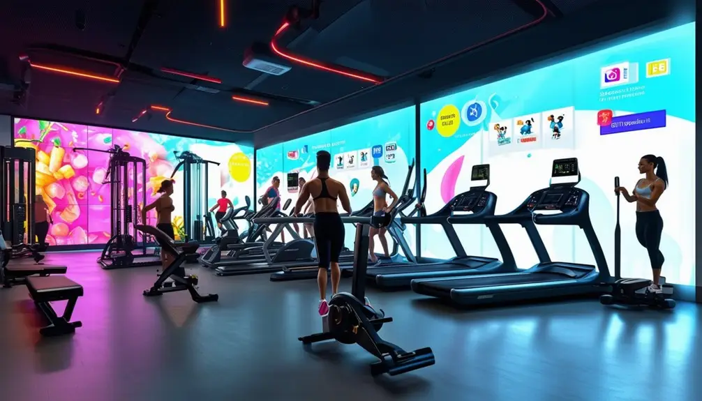 From Reps to Recipes: Digital Displays Blend Exercise and Nutrition Guidance 5 utilizing social media platforms