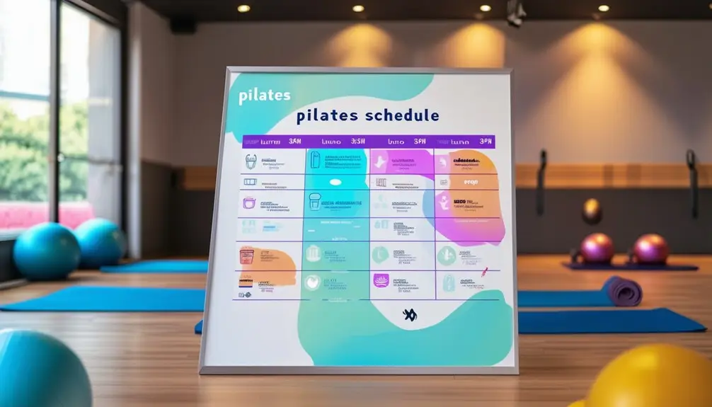 virtual schedule for pilates