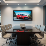 ddsdigital Car dealership conference room with a large flat s 48c53146 3fcd 4ba8 9e52 be5274b8359a 2