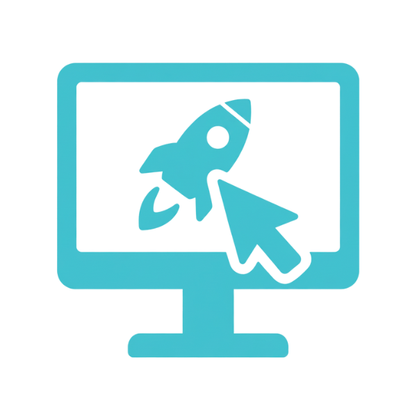 Digital signage campaign deployment icon showing quick publishing and instant network-wide updates