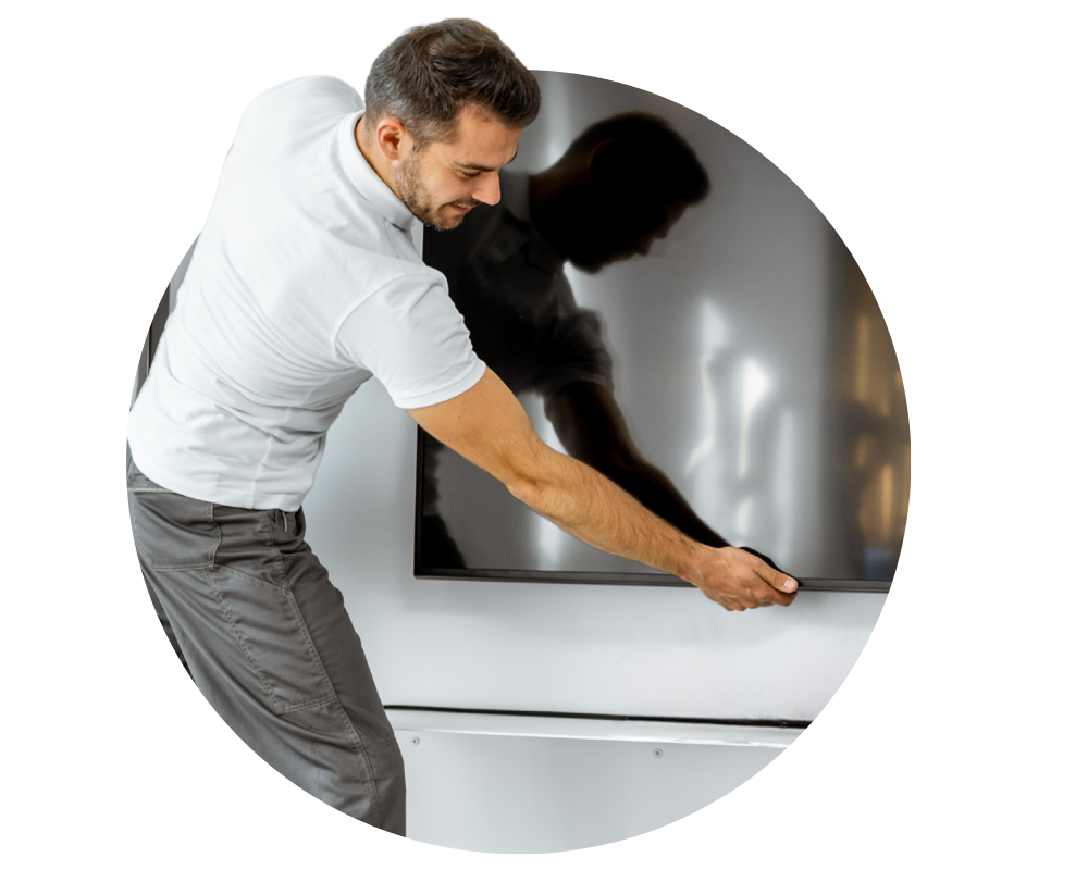 zoney white glove service digital sign install 500x400 2