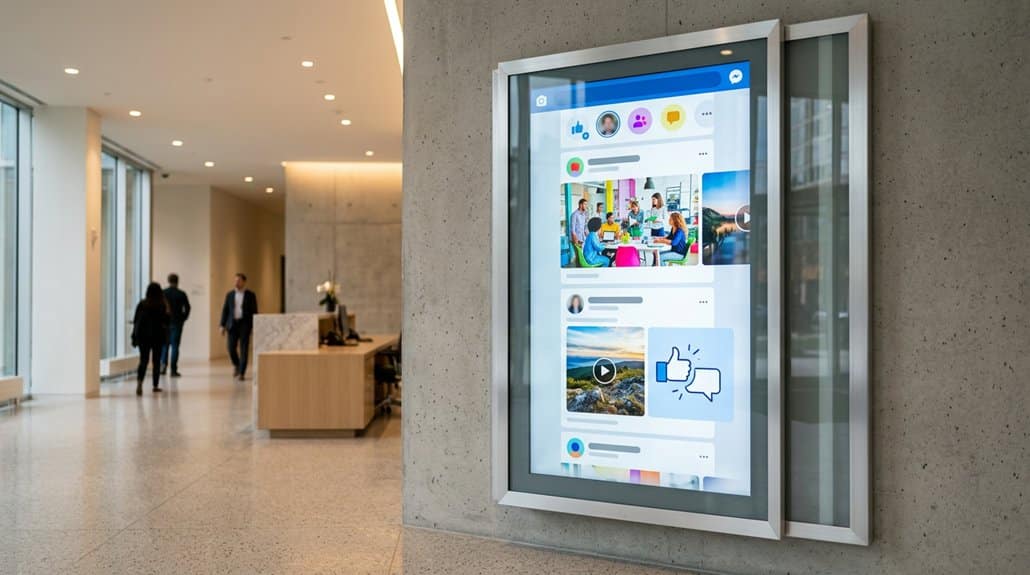 automate facebook signage updates