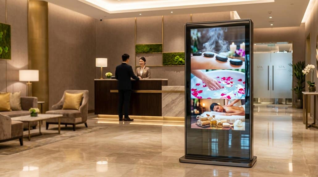 How Hotels Use Digital Signage for Spa Service Promotions 1 boost spa bookings digitally