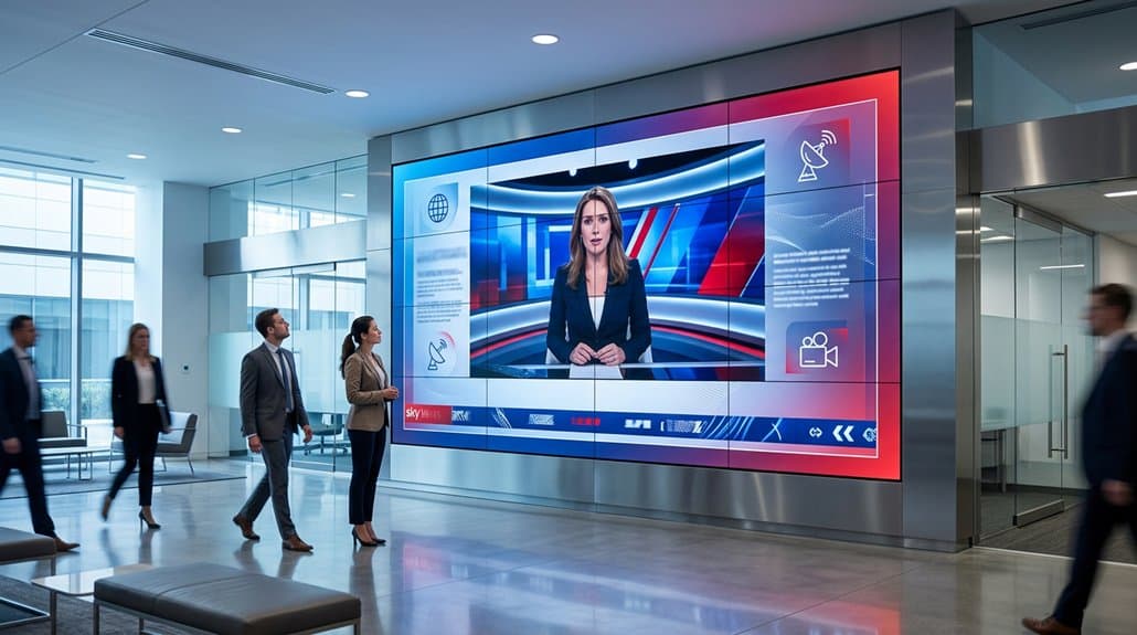 Benefits of Adding Sky News to Digital Signage Displays 2 brand identity in news