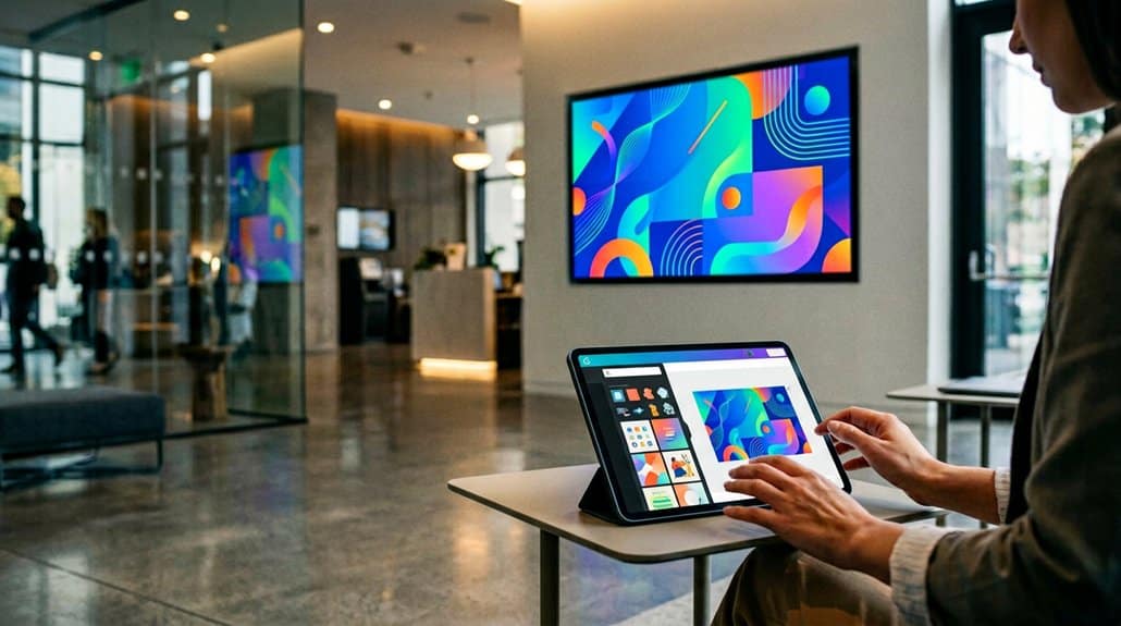 canva enhances digital signage