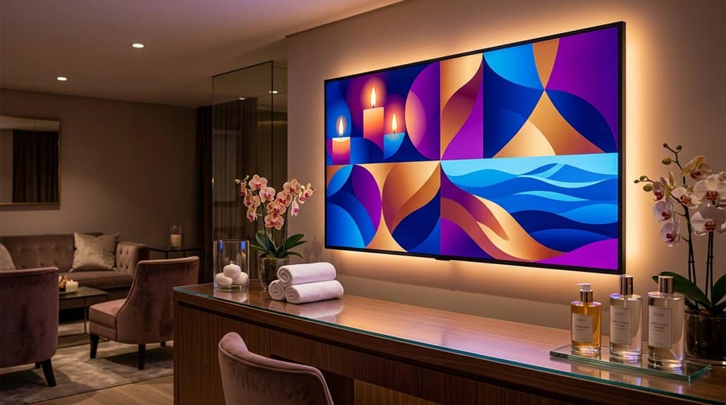 How Salons & Spas Use Digital Signage for Spa Treatment Promotions 3 captivating salon digital signage