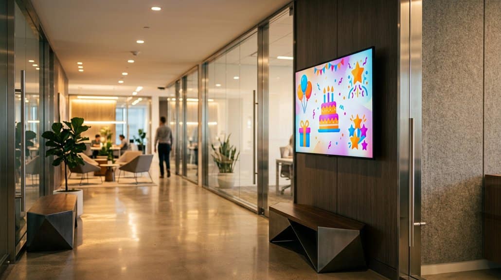 celebrate milestones with signage