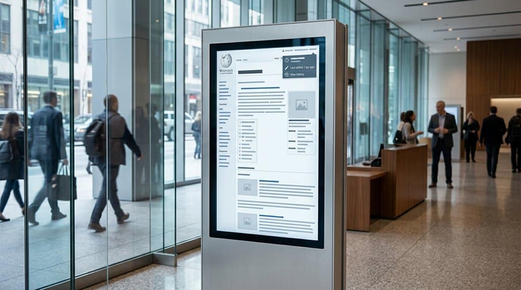 How Wikipedia Article Keeps Digital Signage Content Fresh and Informative 3 community driven digital signage updates