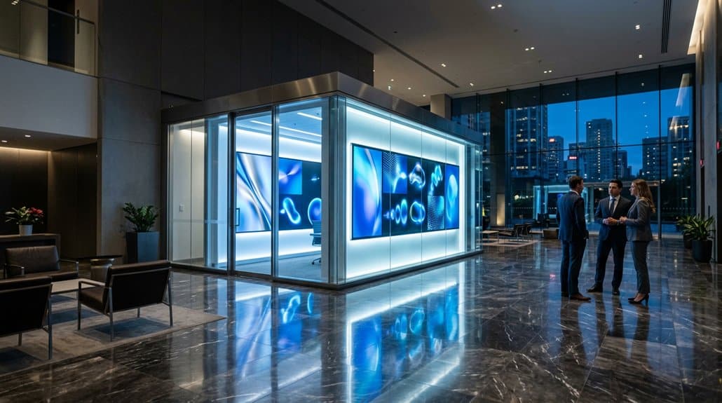 corporate branding through digital signage