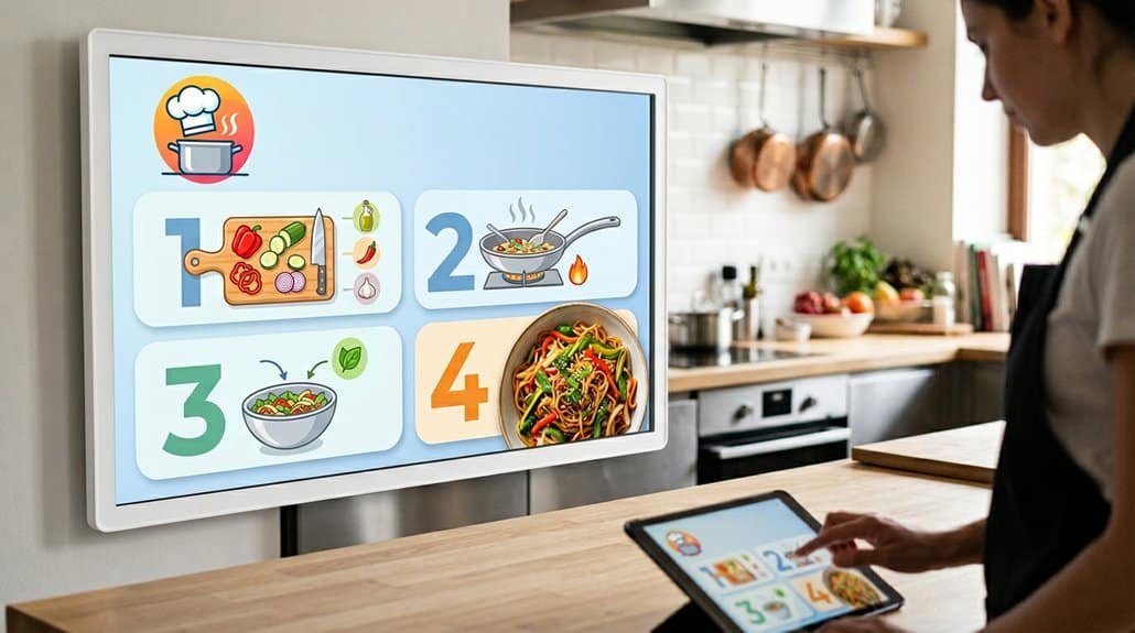 culinary education through signage