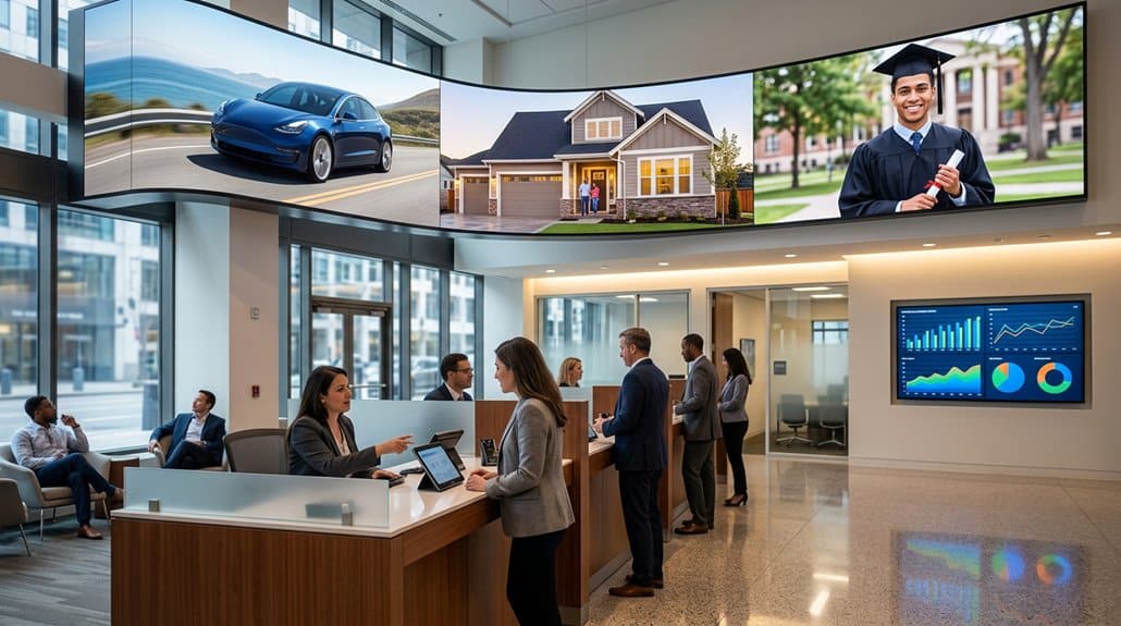 How Banks & Financial Services Use Digital Signage for Loan Product Promotions 3 data driven digital signage success