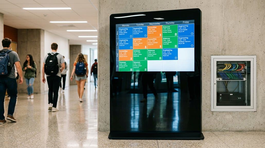 How Education & Campuses Use Digital Signage for Class Schedule Displays 3 deployment success through preparation