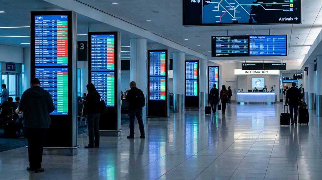digital signage enhances efficiency