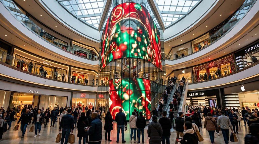digital signage enhances shopping