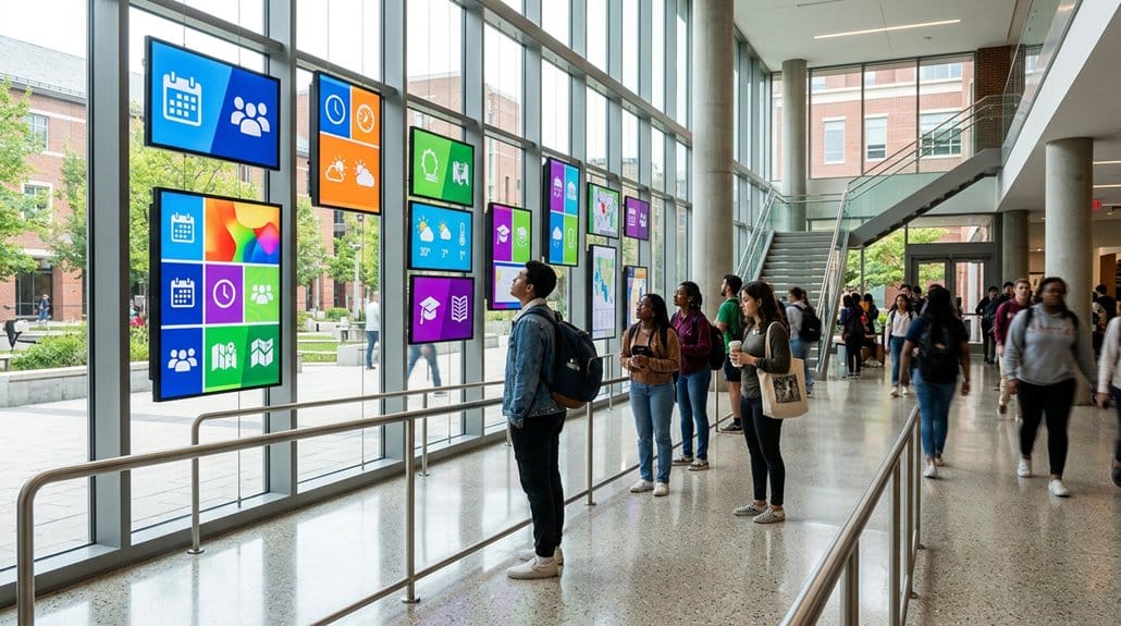digital signage for announcements