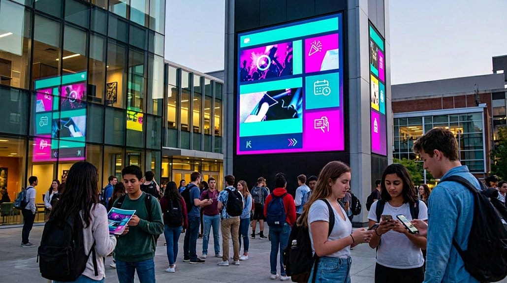 digital signage for events