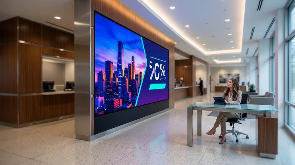 digital signage for loans