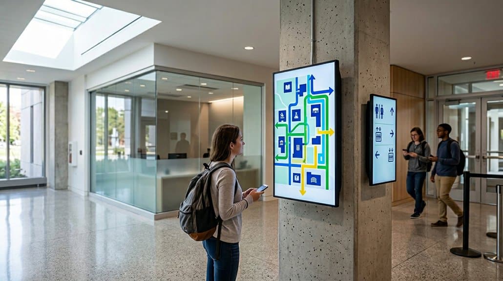 digital signage for navigation