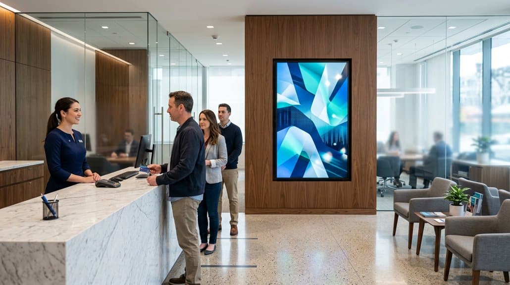 digital signage for welcome