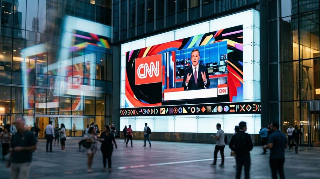 digital signage news display
