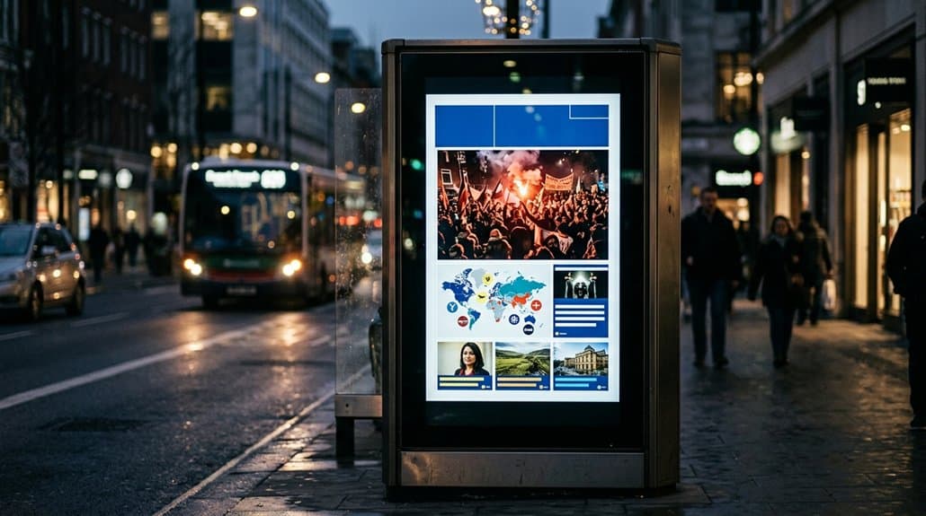 digital signage news ideas