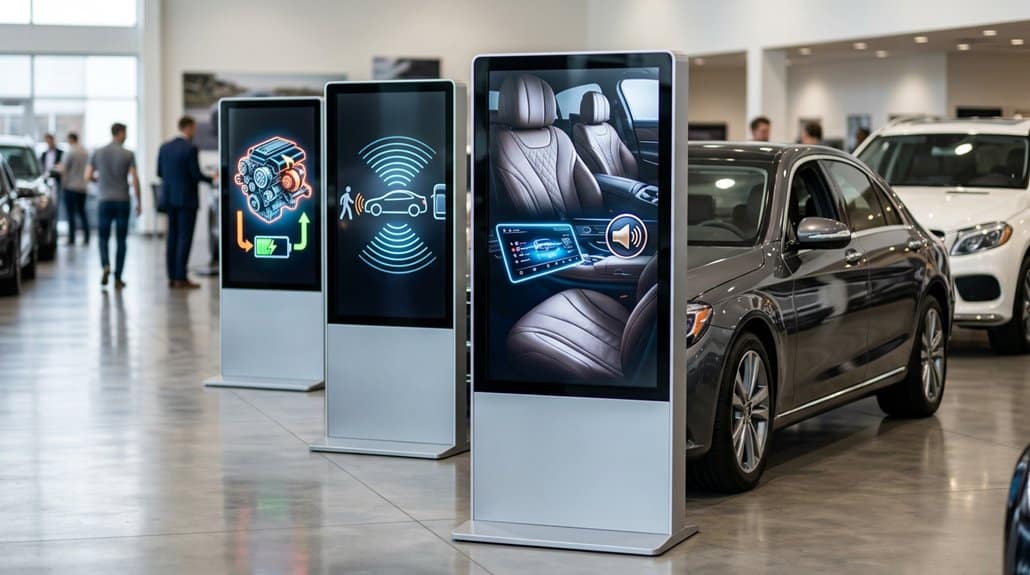 How Automotive & Car Dealerships Use Digital Signage for Vehicle Feature Highlights 1 dynamic digital dealership marketing