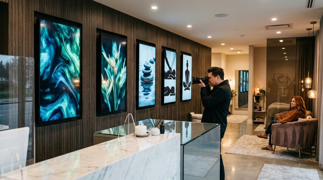 How Salons & Spas Use Digital Signage for Spa Treatment Promotions 1 dynamic digital salon displays