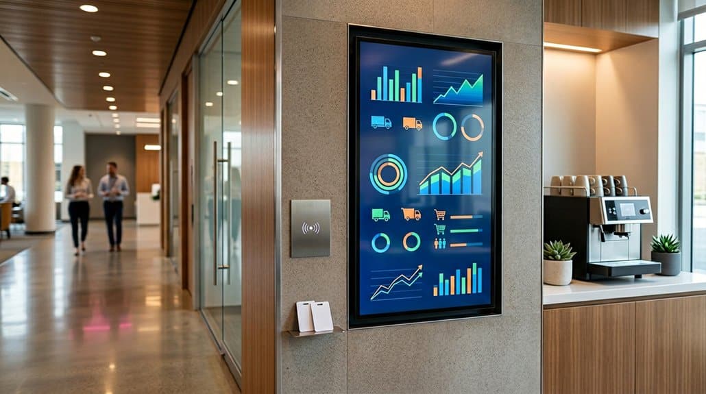dynamic integrated digital signage