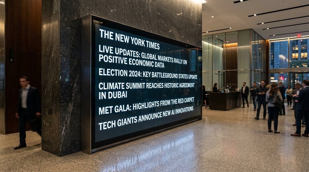 dynamic news signage solutions