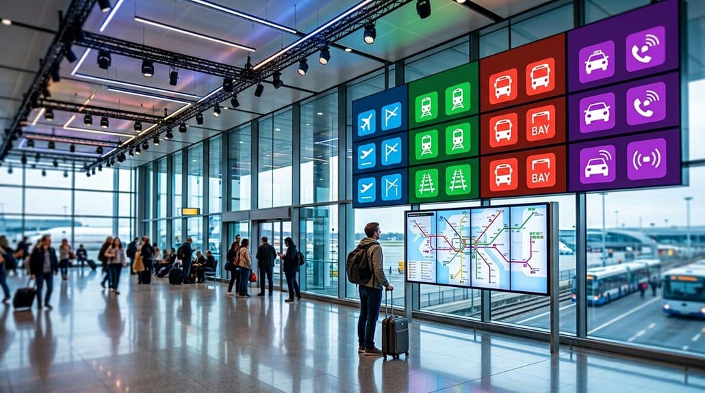 dynamic real time transit signage