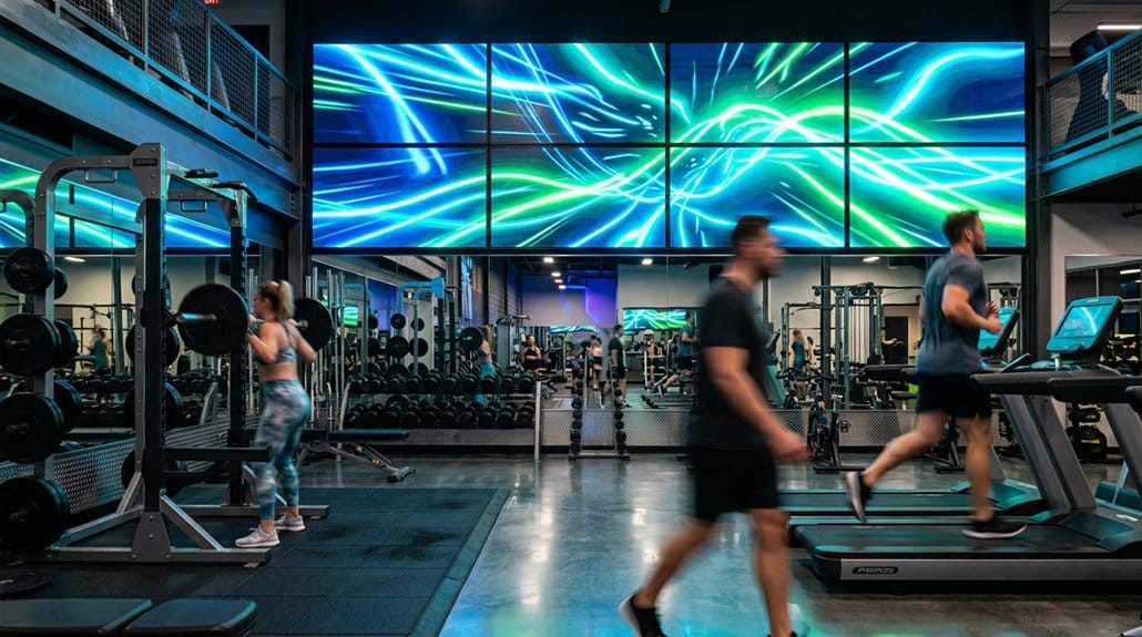 How Fitness & Gyms Use Digital Signage for Membership Promotions 3 dynamic visual engagement experience