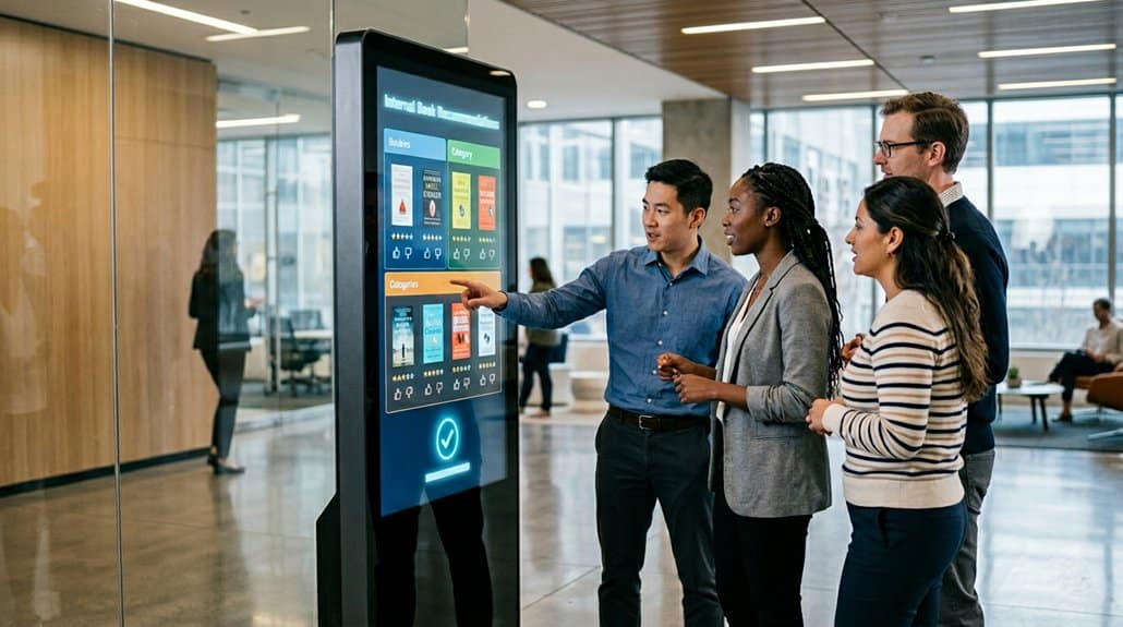 Using Book Recommendation on Digital Signage to Improve Internal Communication 3 employee feedback for booklists