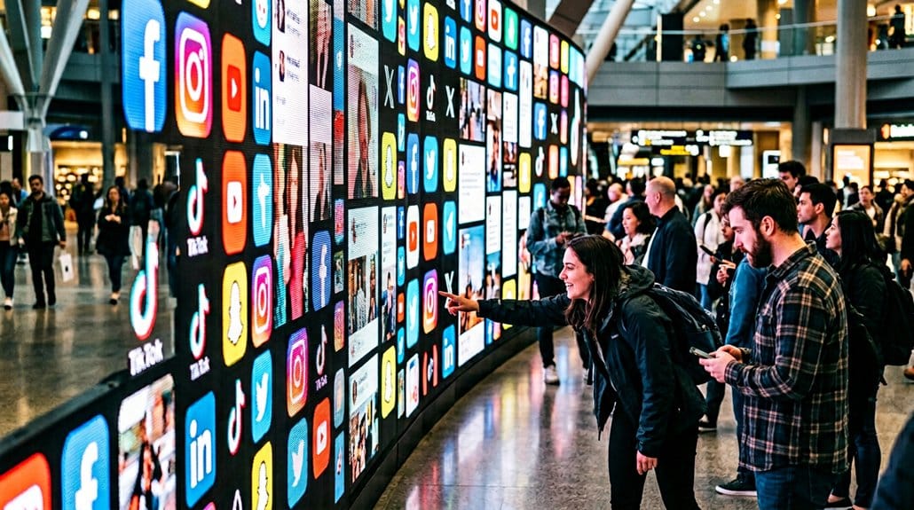 Ways Follow Us on Facebook Makes Digital Signage Content More Engaging 2 engage audiences with live content