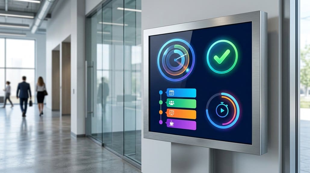 engaging clock widget displays