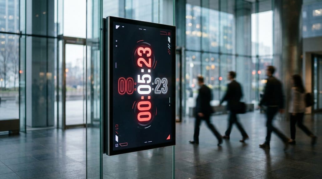 engaging countdown display strategies