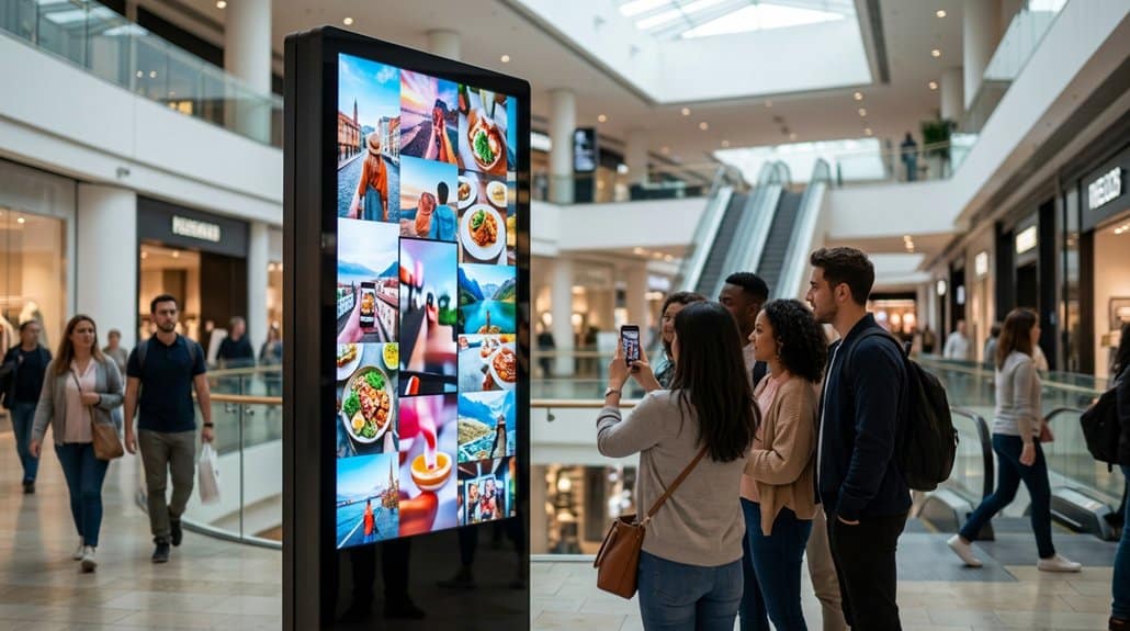 engaging customers with displays
