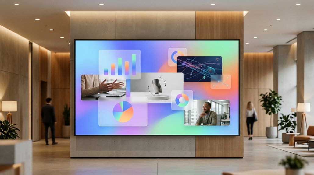 engaging digital signage content
