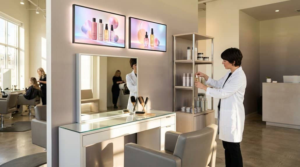 How Salons & Spas Use Digital Signage for Product Promotion Displays 1 engaging digital signage strategy