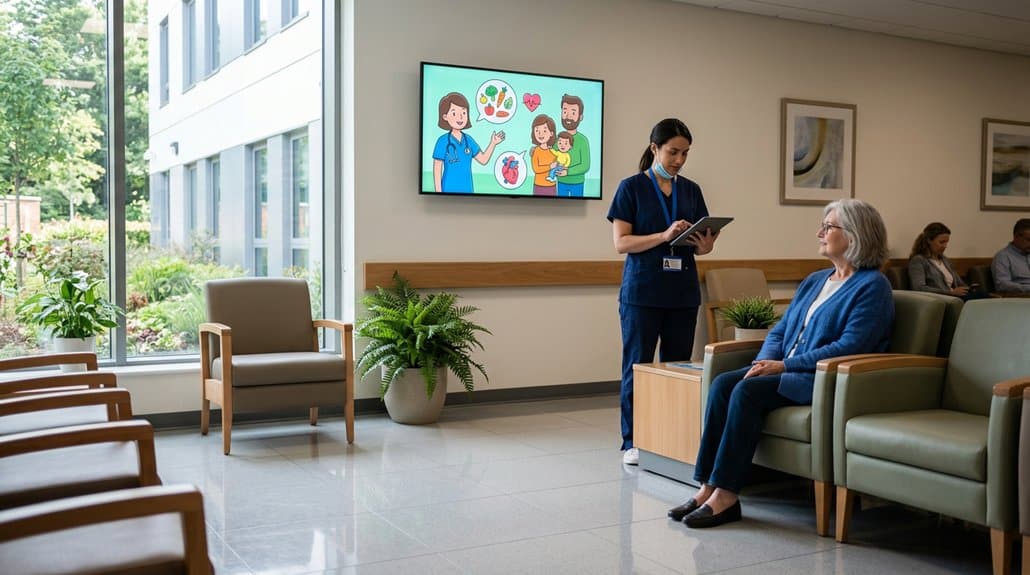 How Healthcare Use Digital Signage for Waiting Room Entertainment 2 engaging digital waiting experience