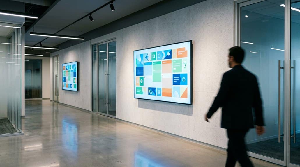 engaging faq digital signage