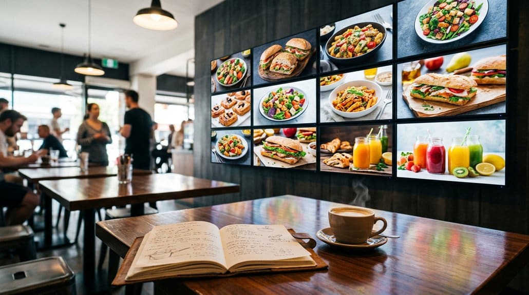 engaging fresh digital signage