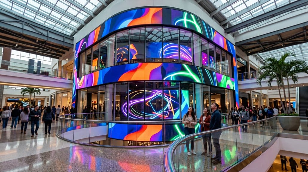 How Shopping Malls Use Digital Signage for Mall Event Promotion 2 engaging visuals for events