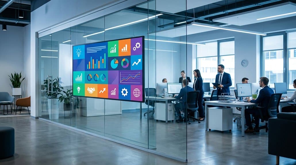 How Corporate Offices Use Digital Signage for Company Announcements 1 engaging workplace digital signage