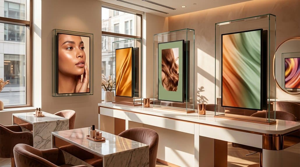 enhance salon ambiance digitally
