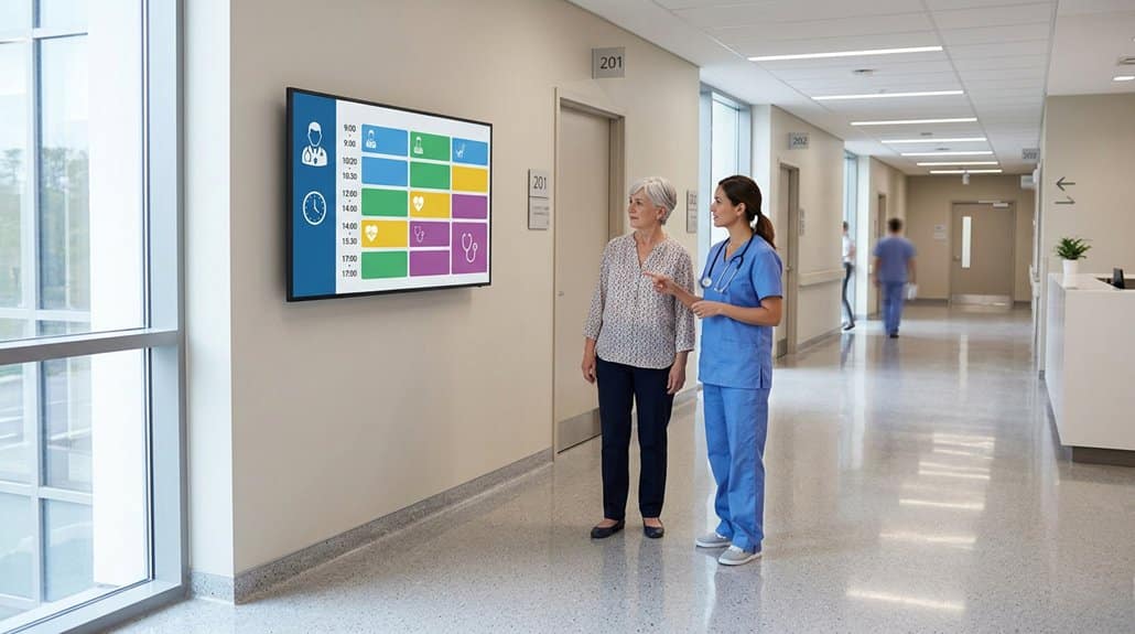 How Healthcare Use Digital Signage for Doctor Schedule Boards 1 enhanced communication through technology