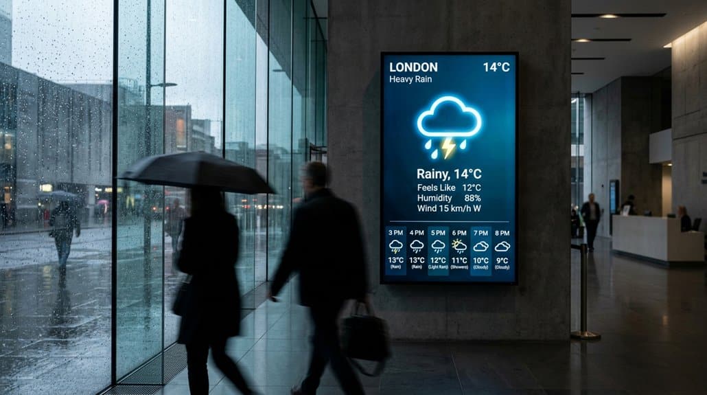 enhanced digital signage relevance