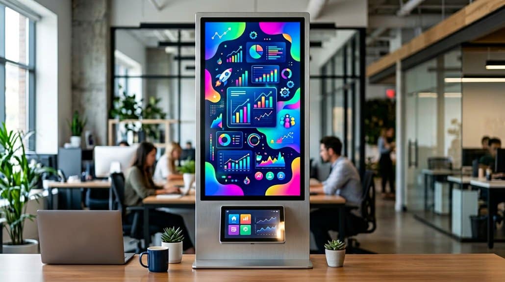 enhanced visual digital signage